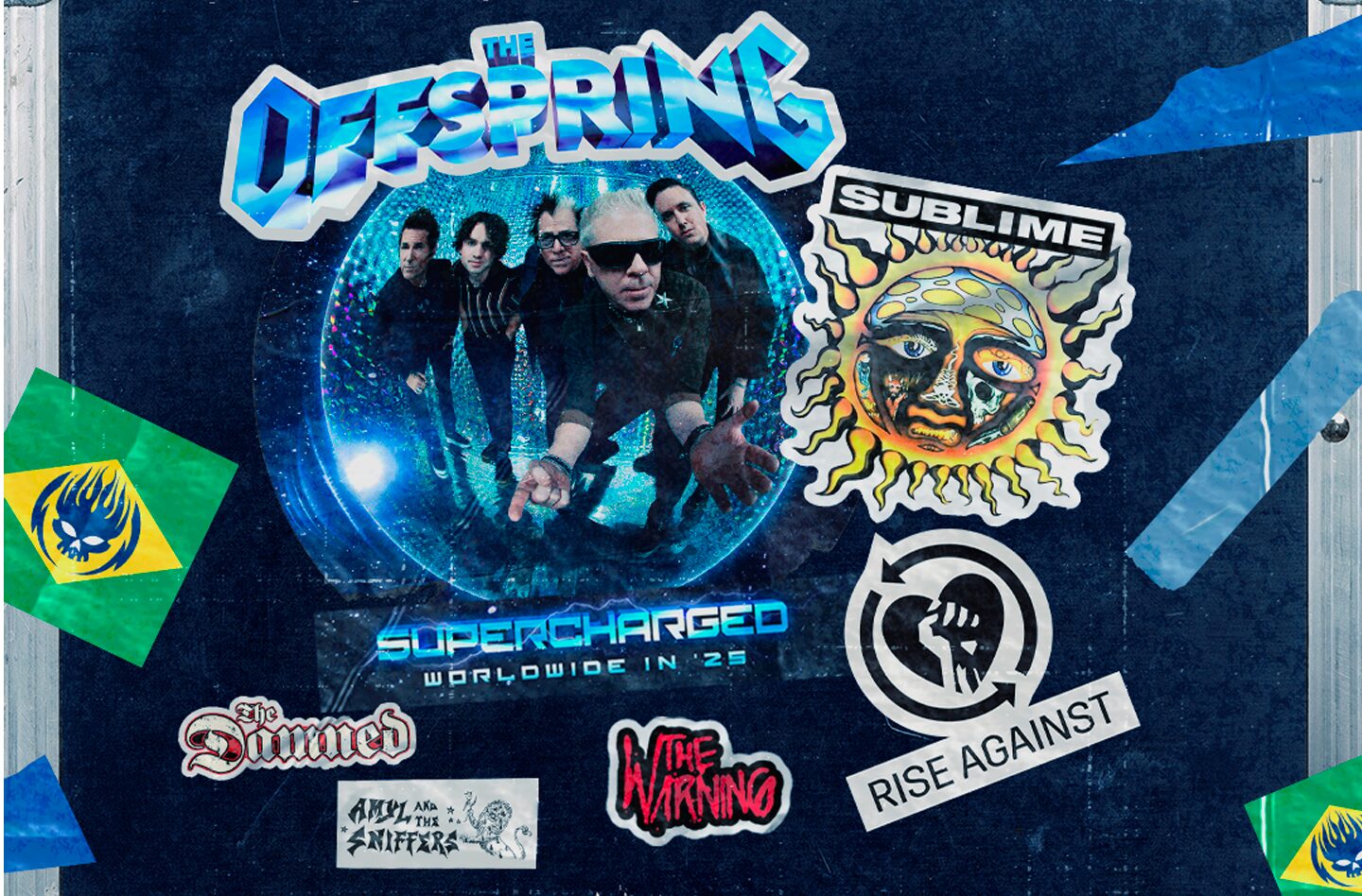 Imagem do post Turnê com The Offspring, Rise Against e outros chega ao Brasil em março; confira